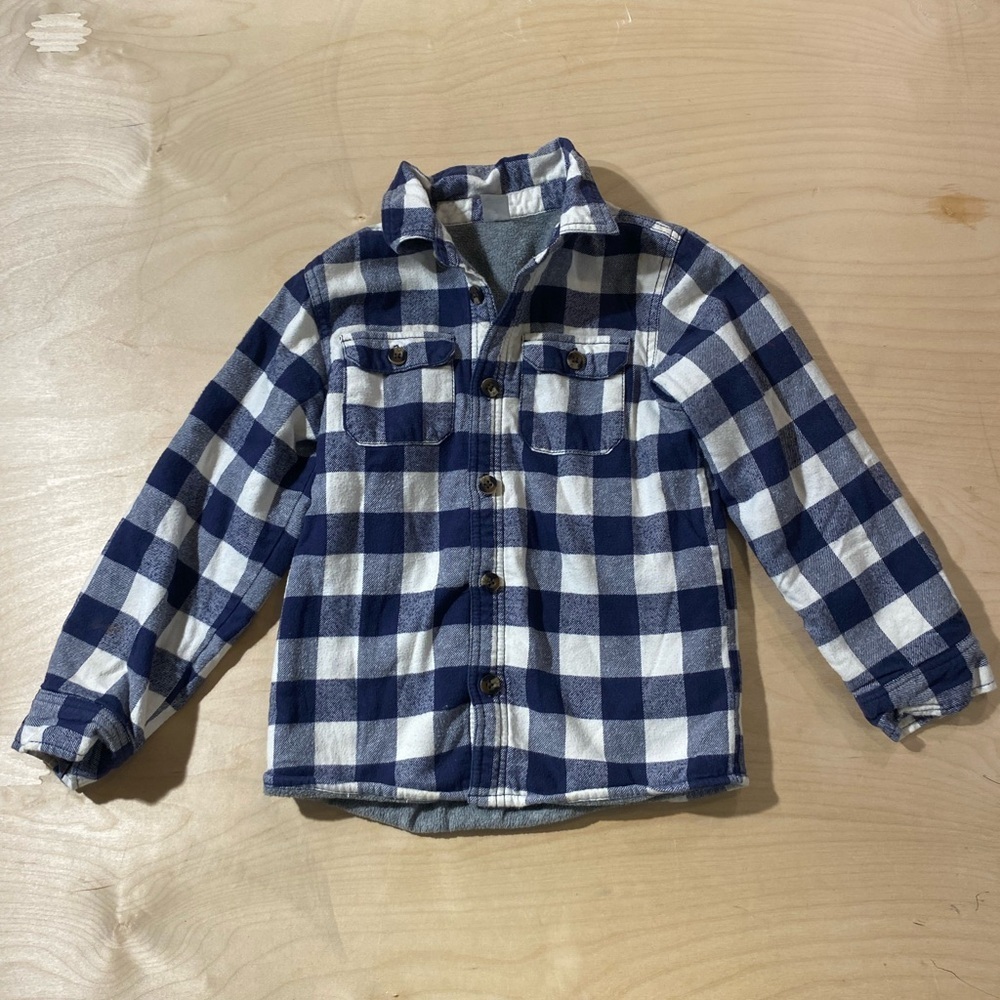 Carter’s Fleeced Lined Shirt Jacket Size 7 (FC)